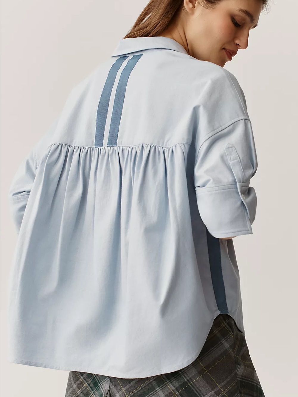 Maeve Blue Boxy Mabel Oxford